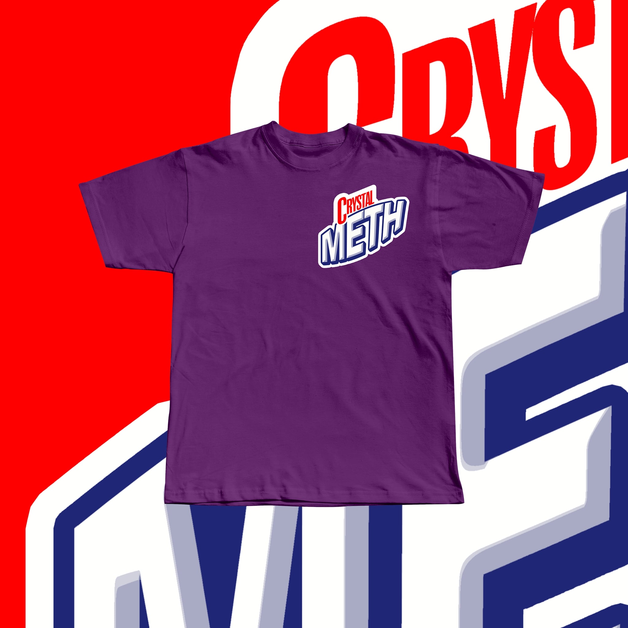 Bild von CRYSTAL METH - SHIRT [lila]